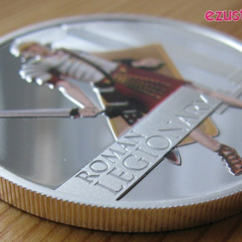 Római legionárius 2010 1 uncia színes proof ezüst pénzérme