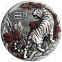 Fehér Tigris 2022 2 uncia antikolt ezüst pénzérme - CSAK 888 PÉLDÁNYBAN!