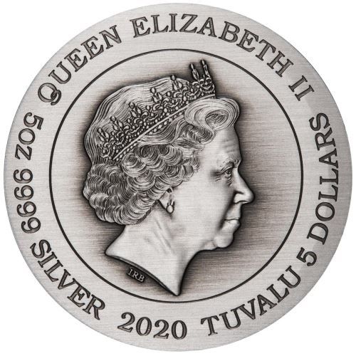 Csillagjegyek - Zodiac 2020 5 uncia antikolt, színezett ezüst pénzérme - CSAK 388 PÉLDÁNYBAN!