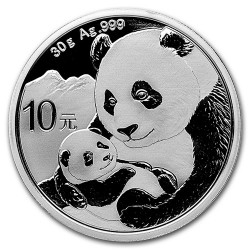 Panda 2019 30 gramm ezüst pénzérme