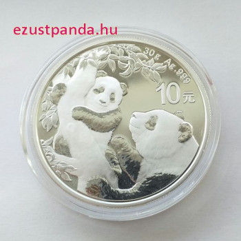 Panda 2021 30 gramm ezüst pénzérme