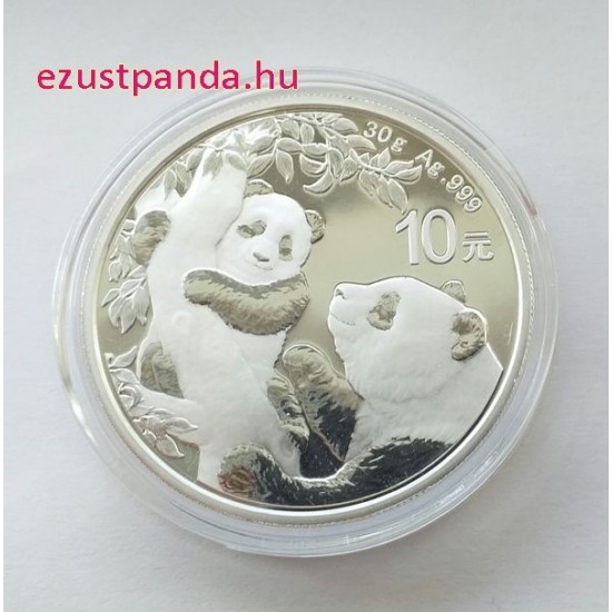 Panda 2021 30 gramm ezüst pénzérme