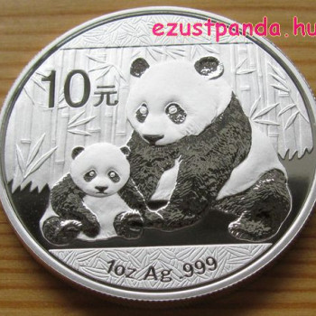 Panda 2012 1 uncia ezüst pénzérme