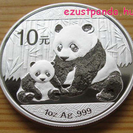 Panda 2012 1 uncia ezüst pénzérme
