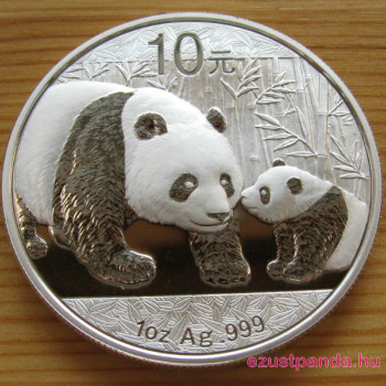 Panda 2011 1 uncia ezüst pénzérme