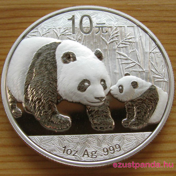 Panda 2011 1 uncia ezüst pénzérme