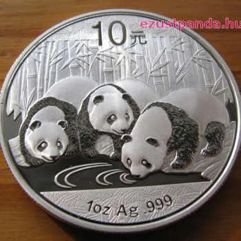 Panda 2013 1 uncia ezüst pénzérme