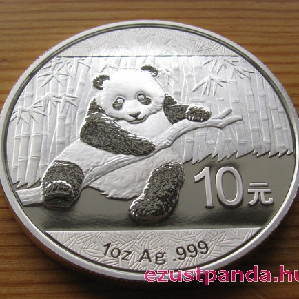 Panda 2014 1 uncia ezüst pénzérme