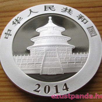 Panda 2014 1 uncia ezüst pénzérme