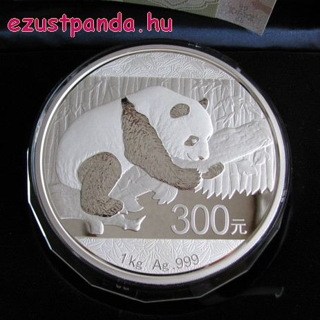 Panda 2016 1 kg proof ezüst pénzérme