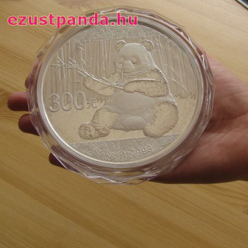 Panda 2017 1 kg proof ezüst pénzérme