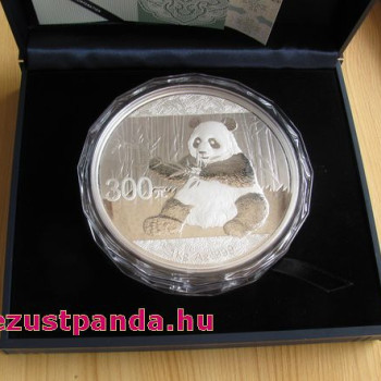 Panda 2017 1 kg proof ezüst pénzérme