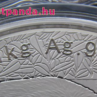 Panda 2018 1 kg proof ezüst pénzérme