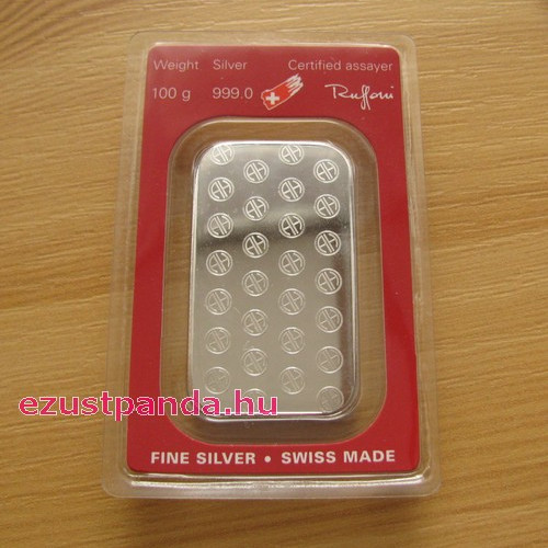 Ezüstrúd 100g Argor-Heraeus Ezüstrúd 100g Argor-Heraeus