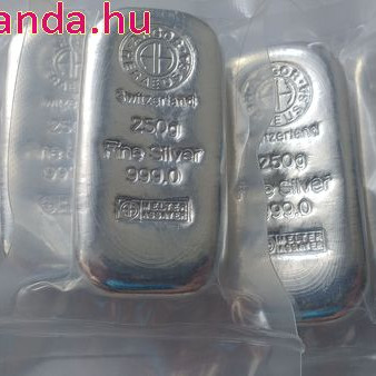 Ezüstrúd 250g Argor-Heraeus öntött