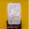 Ezüstrúd Sárkány 1 uncia ausztrál Perth Mint