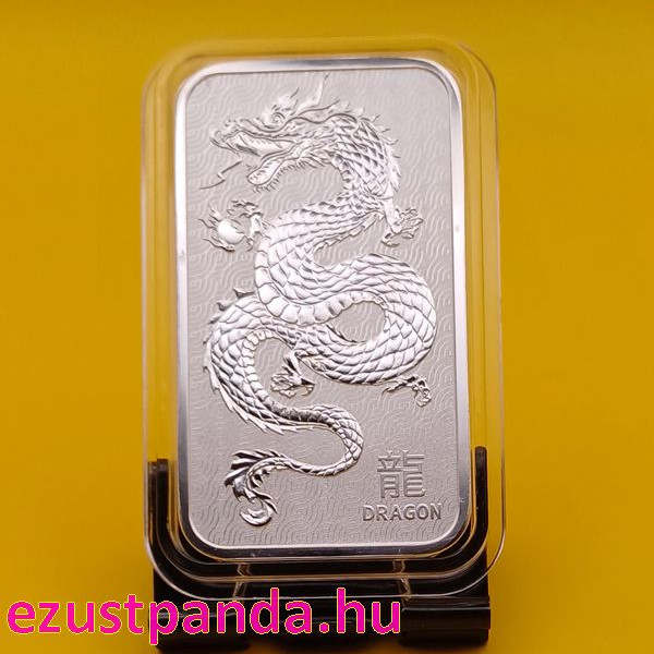 Ezüstrúd Sárkány 1 uncia ausztrál Perth Mint
