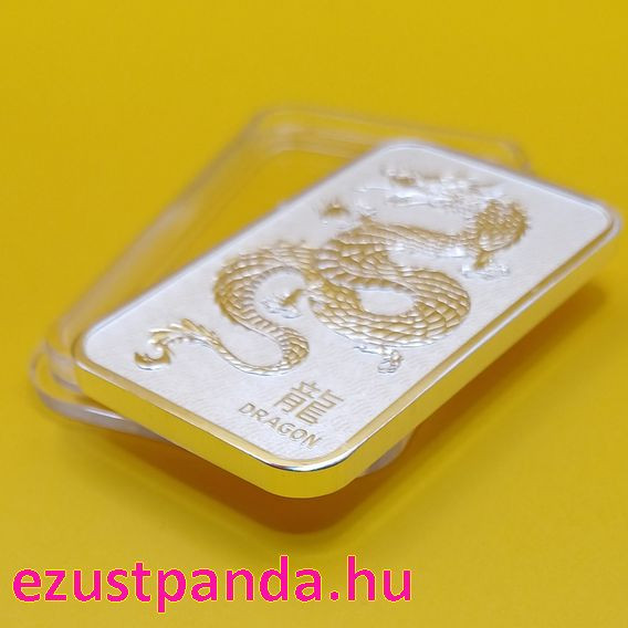 Ezüstrúd Sárkány 1 uncia ausztrál Perth Mint