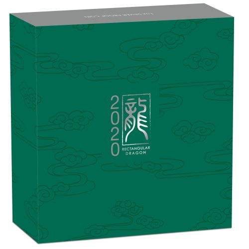 Ezüstrúd Sárkány 2020 proof 1 uncia ausztrál Perth Mint Ezüstrúd Sárkány 2020 proof 1 uncia ausztrál Perth Mint