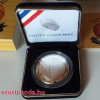 Kosárlabda "Hall of Fame" USA 2020 1 dollár proof ezüst pénzérme 