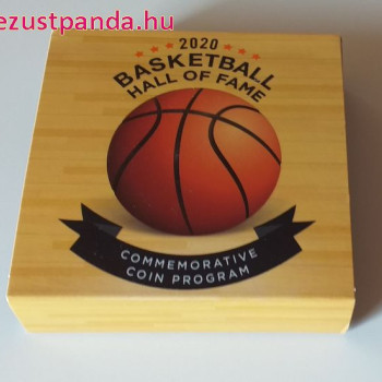 Kosárlabda "Hall of Fame" USA 2020 1 dollár proof ezüst pénzérme 