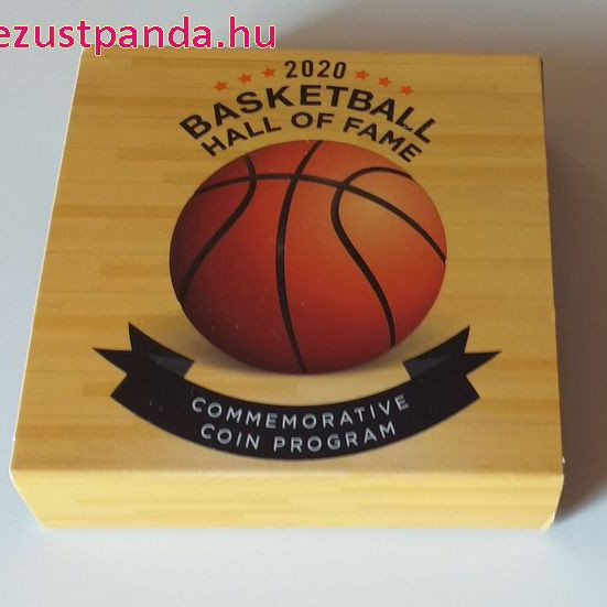 Kosárlabda "Hall of Fame" USA 2020 1 dollár proof ezüst pénzérme 