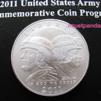 US Army 2011 katonai ezüst emlékérme
